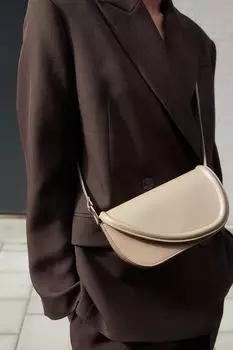 Сумка через плечо H&M, бежевый