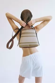 Сумка через плечо H&M, бежевый