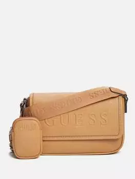 Сумка через плечо Haddington Mini Guess Factory, коричневый