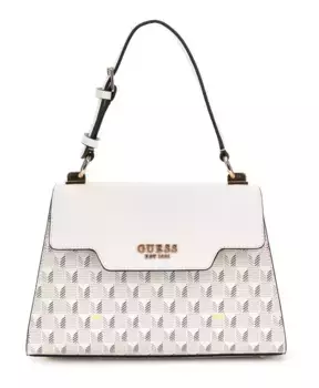Сумка через плечо Hallie с клапаном Guess, бежевый
