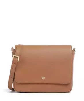 Сумка через плечо Hanna из зерненой коровьей кожи Braun Bffel, коричневый