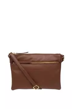 Сумка через плечо 'Hannah' из кожи наппа Pure Luxuries London, коричневый