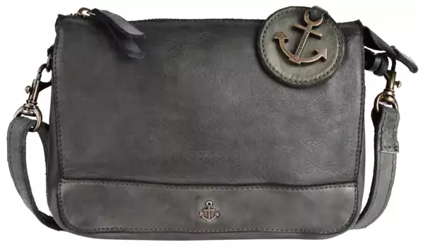 Сумка через плечо HARBOR 2nd "Tiani", с подвеской-логотипом Harbour 2Nd, цвет Forest