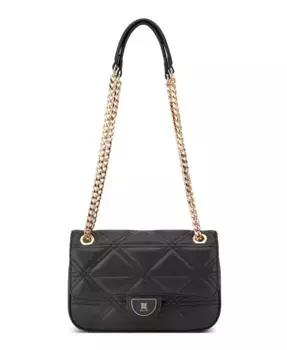 Сумка через плечо Harland Convertible Flap с откидным клапаном Nine West, черный