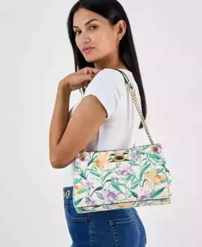 Сумка через плечо Harper Floral Medium I.N.C. International Concepts, синий