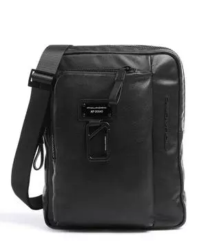 Сумка через плечо Harper из мелкозернистой кожи Piquadro, черный