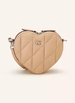Сумка через плечо heart bag Coach, коричневый