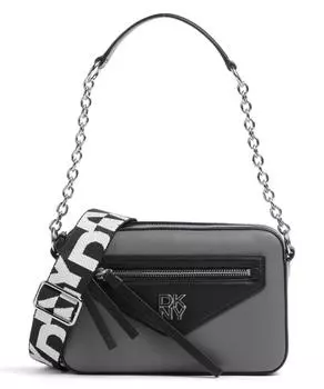 Сумка через плечо Heart of NY из мелкозернистой яловой кожи Dkny, серый