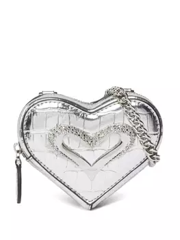 Сумка через плечо Heart PINKO, серебряный