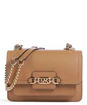 Сумка через плечо Heather из мелкозернистой яловой кожи Michael Kors, коричневый