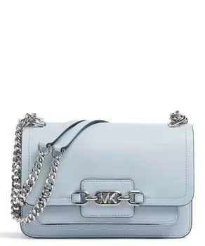 Сумка через плечо Heather из мелкозернистой яловой кожи Michael Kors, синий
