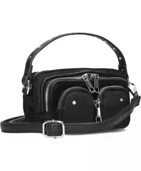 Сумка через плечо Helena серебро Nnoo, черный