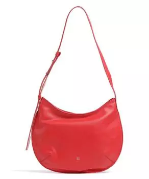 Сумка через плечо Hispani из мелкозернистой кожи Dudu Bags, красный