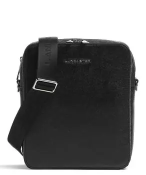 Сумка через плечо Homme Delphino Lucas из зернистой яловой кожи Lancaster, черный