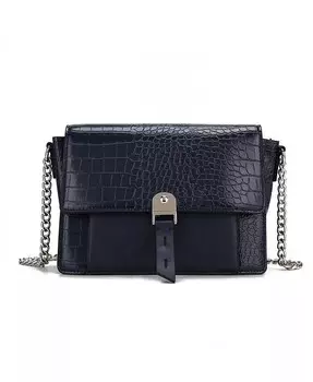 Сумка через плечо Hope с тиснением под крокодила от Mia K Mkf Collection, черный