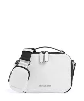 Сумка через плечо Hudson из зерненой кожи Michael Kors, белый