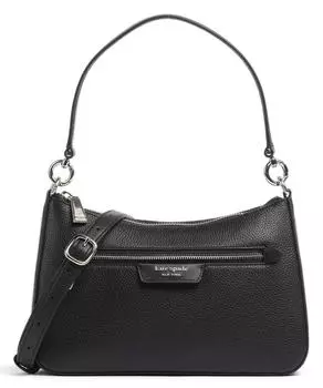 Сумка через плечо Hudson из зерненой яловой кожи Kate Spade New York, черный
