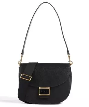 Сумка через плечо Hudson из зерненой яловой кожи Kate Spade New York, черный