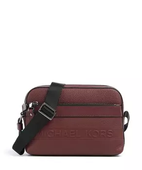 Сумка через плечо hudson из зерненой яловой кожи Michael Kors, коричневый