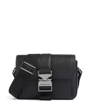 Сумка через плечо hudson из зерненой яловой кожи Michael Kors, черный