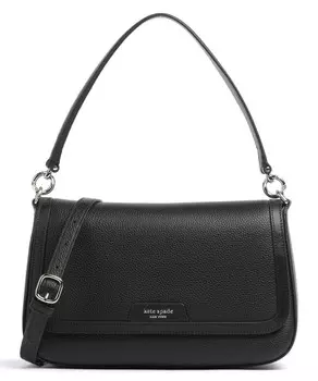 Сумка через плечо Hudson из зерненой яловой кожи Kate Spade New York, черный