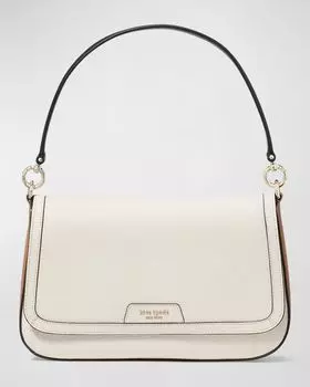 Сумка через плечо Hudson с цветными блоками из шагреневой кожи kate spade new york, цвет Parchment Multi