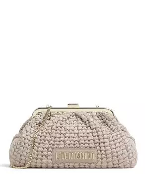 Сумка через плечо Hug из полиэстера Love Moschino, бежевый