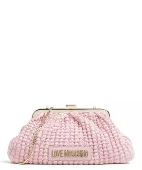 Сумка через плечо Hug из полиэстера Love Moschino, розовый