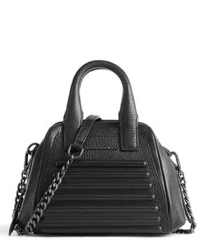 Сумка через плечо I-Con из зернистой телячьей кожи. Mandarina Duck, черный