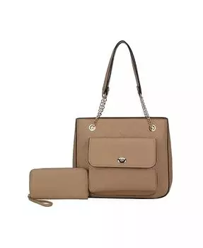 Сумка через плечо и кошелек Jenna — 2 предмета от Mia k Mkf Collection, оранжевый