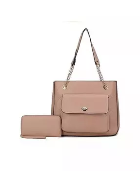 Сумка через плечо и кошелек Jenna — 2 предмета от Mia k Mkf Collection, бежевый