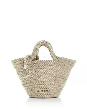 Сумка через плечо Ibiza Mini Basket Balenciaga, цвет Brown