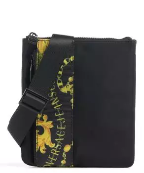 Сумка через плечо Iconic Logo из нейлона Versace Jeans Couture, черный
