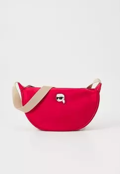 Сумка через плечо IKON HALF MOON SET KARL LAGERFELD, светло-красный
