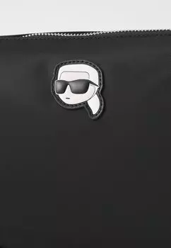 Сумка через плечо IKON HALF MOON SET KARL LAGERFELD, черный