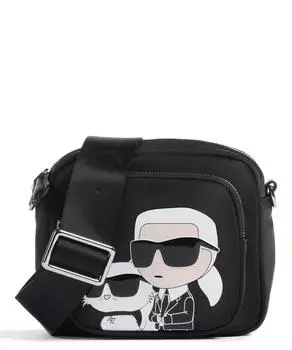 Сумка через плечо Ikonik 2.0 из переработанного полиамида Karl Lagerfeld, черный