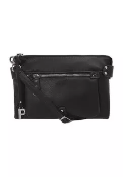 Сумка через плечо, имитация кожи, эмблема, однотонная, для женщин PICARD, черный