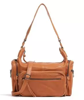 Сумка через плечо In my Pocket из мягкой воловьей кожи. Fredsbruder, коричневый