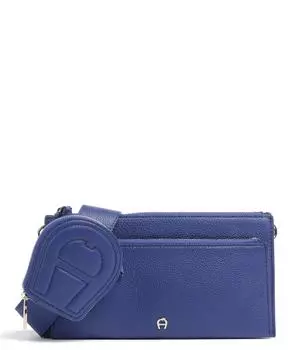 Сумка через плечо Isa из зернистой яловой кожи. Aigner, синий