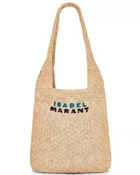 Сумка через плечо Isabel Marant Praia Medium, цвет Natural