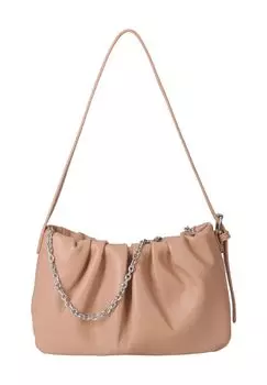 Сумка через плечо, искусственная кожа, однотонная, женская SEIDENFELT, цвет Dune