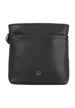 Сумка через плечо, искусственная кожа, однотонная, женская GERRY WEBER, черный