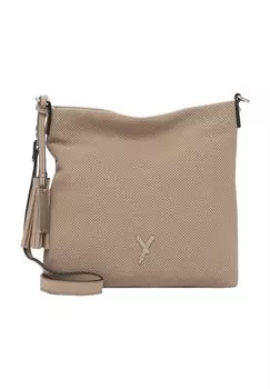 Сумка через плечо, искусственная кожа, однотонная, женская SURI FREY, песочный