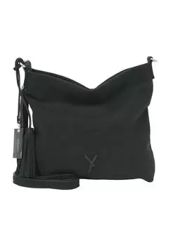 Сумка через плечо, искусственная кожа, однотонная, женская SURI FREY, черный