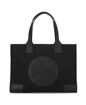 Сумка через плечо из эко кожи с логотипом в виде двойной буквы Т Tory Burch, черный