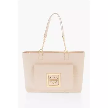 Сумка через плечо из бежевого полиэтилена Moschino, Beige