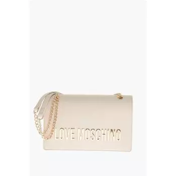 Сумка через плечо из бежевого полиэтилена Moschino, Beige