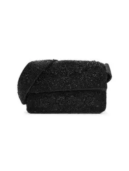 Сумка через плечо из бисера Bcbgmaxazria, черный