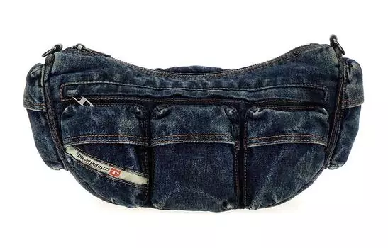 Сумка через плечо из денима Re Edition Travel 3000 DIESEL