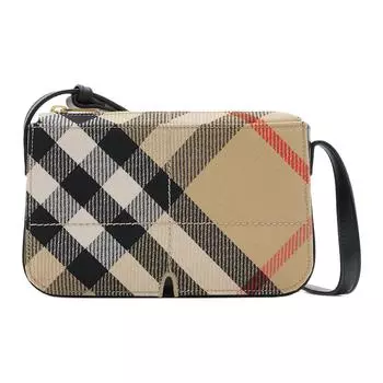 Сумка через плечо из хлопковой смеси, женская, песочного цвета Burberry